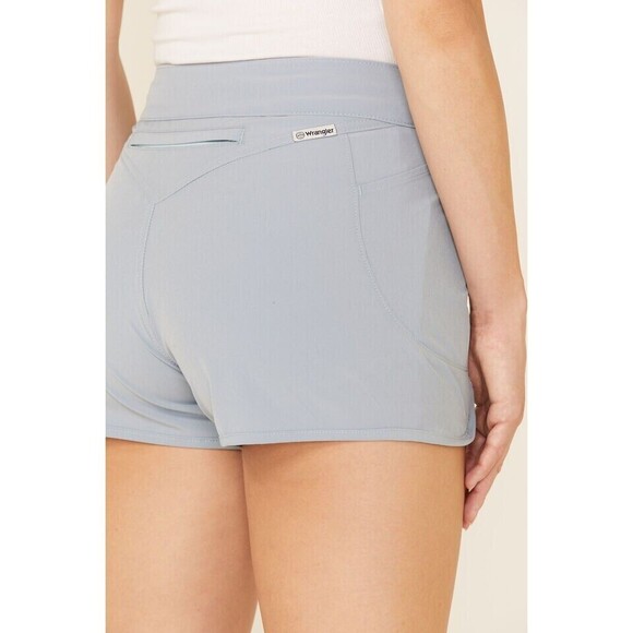 Wrangler Shorts  Women's 10 All Terrain Gear Outdoor Blue Hiking Trail Run Short - Picture 2 of 13
